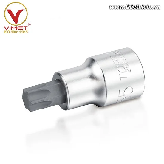 Đầu tuýp đầu vít sao 1/4" TOPTUL BCFA0820