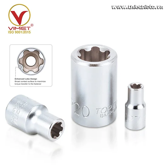 Đầu tuýp Torx Plus® EP TOPTUL BAAP1220