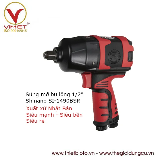 Súng vặn bu lông Shinano 1/2" SI-1490BSR