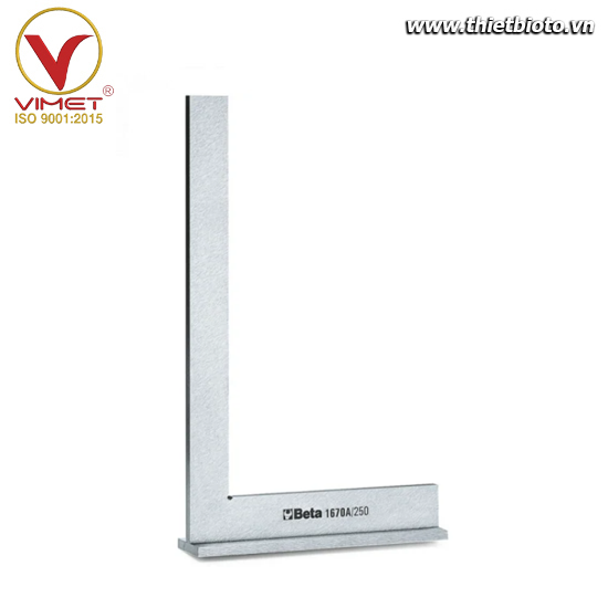 Thước vuông thép mài có đế BETA 1670A 300