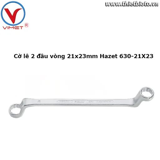 Cờ lê 2 đầu vòng 21x23mm Hazet 630-21X23