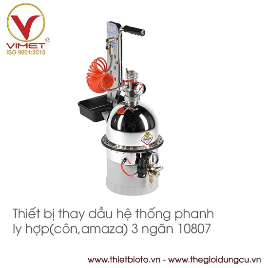 Thiết bị thay dầu hệ thống phanh ly hợp 3 ngăn RAASM 10807