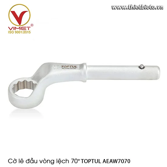 Cờ lê đầu vòng lệch 70° TOPTUL AEAW7070
