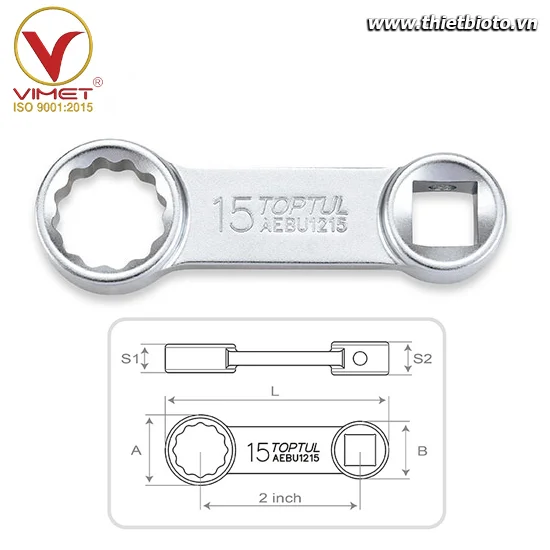 Cờ lê nối cho cần xiết 3/8" TOPTUL AEBU1217