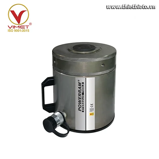 Kích thủy lực 1 chiều vỏ nhôm 50 tấn Powerram ALNC508