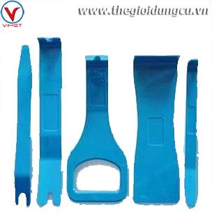 Dụng cụ tháo tấm ốp nộp thất bao gồm 5 món