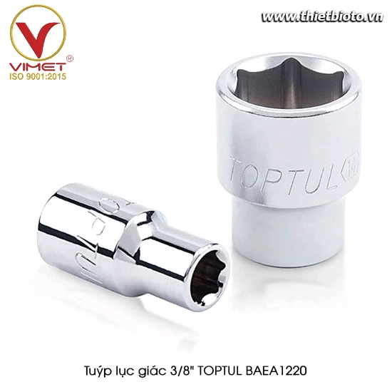 Tuýp lục giác 3/8" TOPTUL BAEA1220