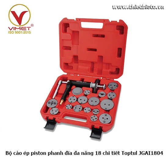 Bộ cảo ép piston phanh đĩa đa năng 18 chi tiết Toptul JGAI1804