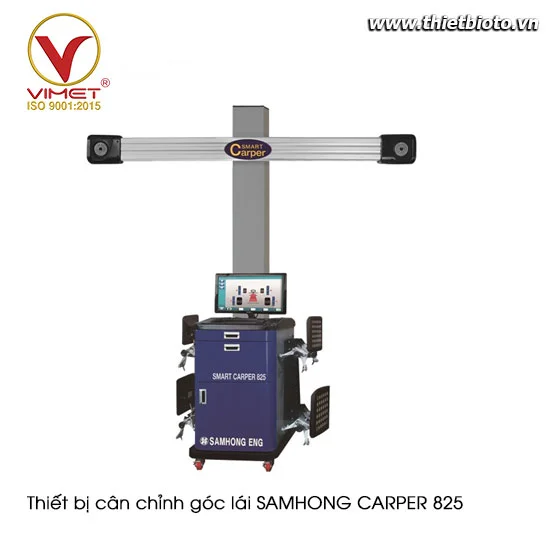 Thiết bị kiểm tra góc đặt bánh xe công nghệ 3D Samhong SMART CARPER 825
