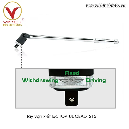Tay vặn xiết lực  TOPTUL CEAD1215