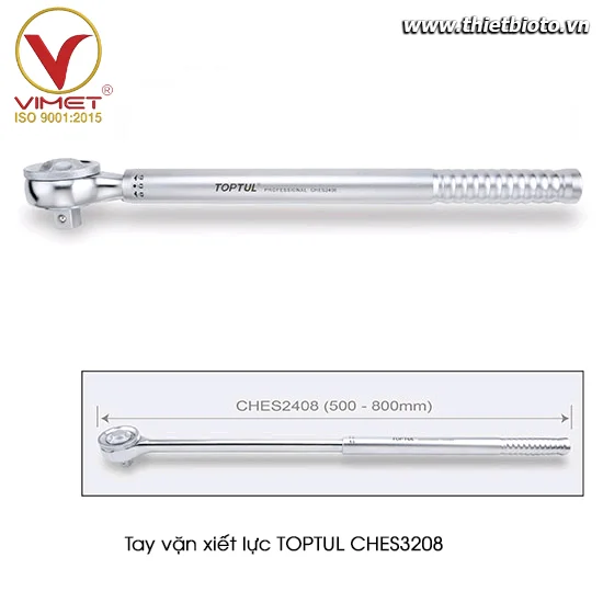 Tay vặn xiết lực  TOPTUL CHES3208