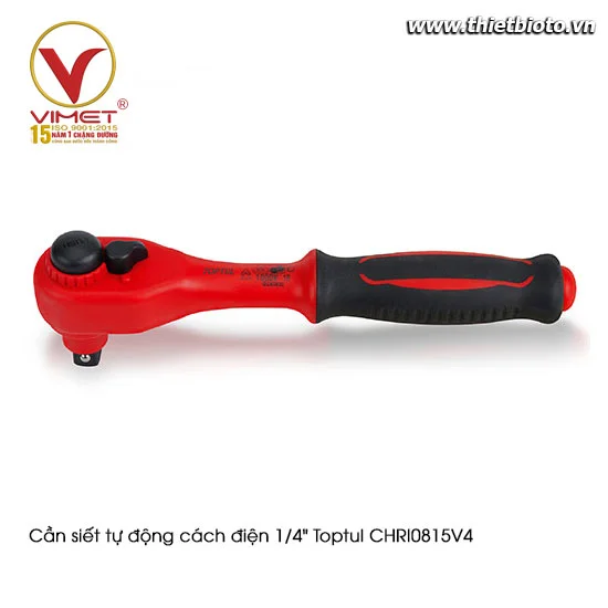 Cần siết tự động cách điện 1/4" Toptul CHRI0815V4