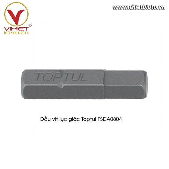 Mũi vít lục giác Toptul FSDA0804