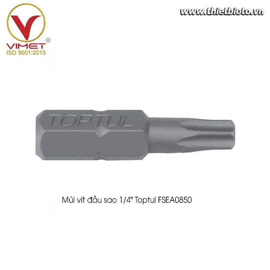 Mũi vít đầu sao 1/4" Toptul FSEA0850