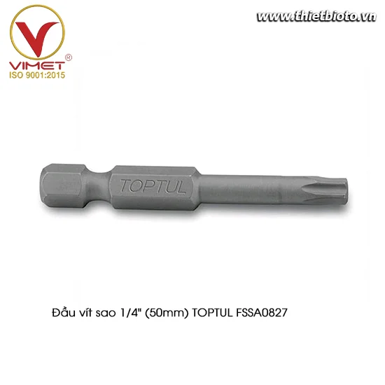 Đầu vít sao 1/4" (50mm) TOPTUL FSSA0827