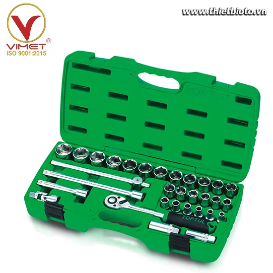 Bộ tuýp đầu 1/2" 31 chi tiết TOPTUL GAAI3104
