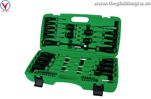 Hộp tua vít xách tay 1/4" 58 chi tiết Toptul GAAI5801