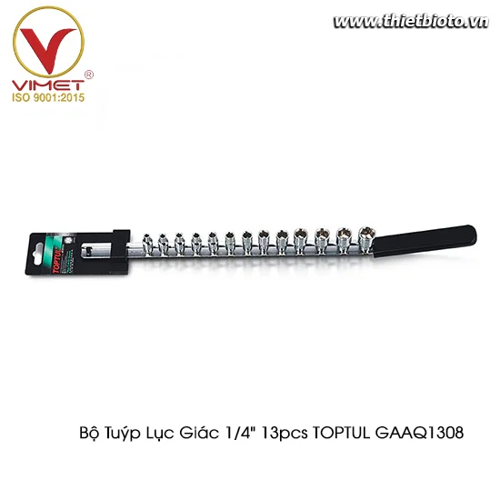 Bộ tuýp lục giác 1/4" 13 chi tiết TOPTUL GAAQ1308
