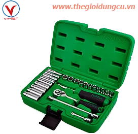 Bộ đầu tuýp 1/4" 24PCS TOPTUL GCAI2403