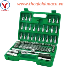 Bộ tuýp đầu 3/8" 60PCS TOPTUL GCAI6001