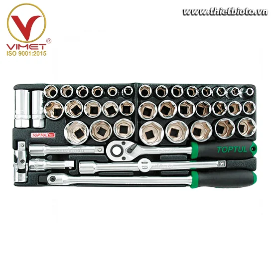 Bộ tuýp 1/2" - 43 chi tiết TOPTUL GCAT4301