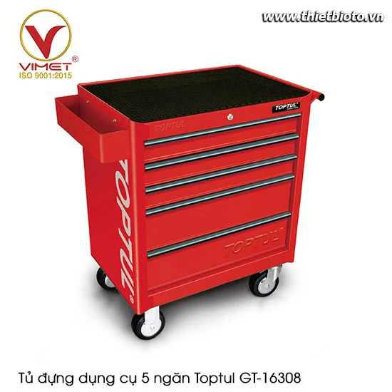 Tủ đựng dụng cụ 5 ngăn 163 chi tiết TOPTUL GT-16308