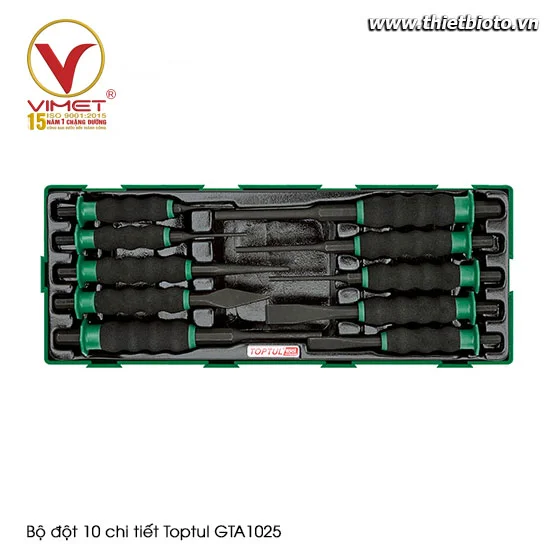 Bộ đột 10 chi tiết Toptul GTA1025