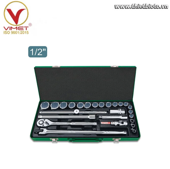 Hộp đầu tuýp 1/2" 25 chi tiết TOPTUL GCAD2514