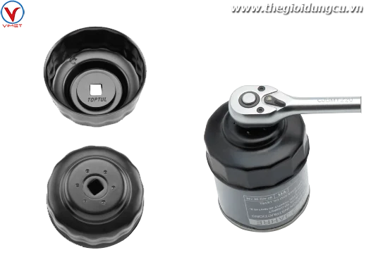 Cảo lọc dầu 64mm 16 cạnh TOPTUL JDAH8616