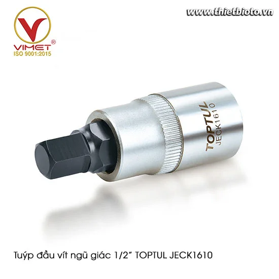 Tuýp đầu vít ngũ giác 1/2” TOPTUL JECK1610