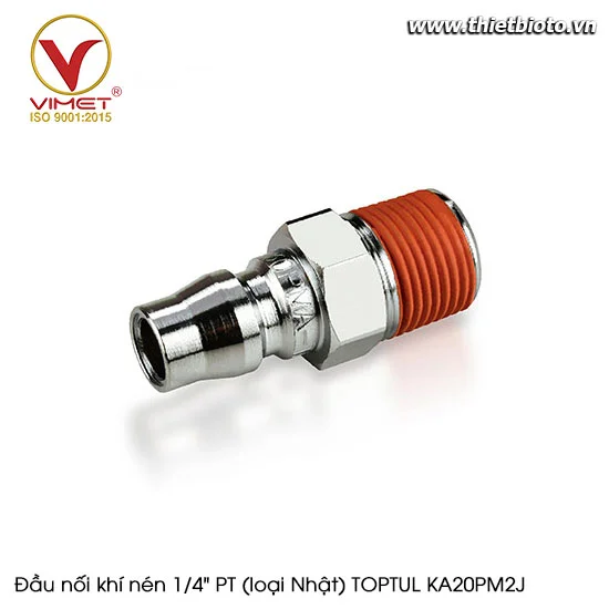 Đầu nối khí nén 1/4" (loại Nhật) TOPTUL KA20PM2J