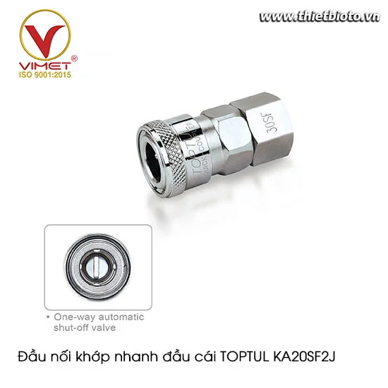 Đầu nối khớp nhanh đầu cái TOPTUL KA20SF2J
