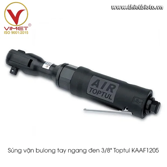 Súng vặn bulong tay ngang đen 3/8" TOPTUL KAAF1205