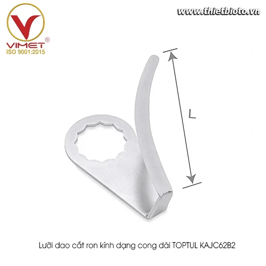 Lưỡi dao cắt ron kính dạng cong dài TOPTUL KAJC62B2