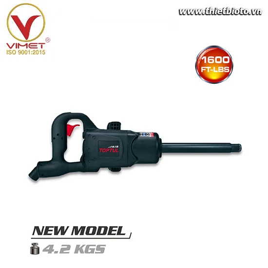 Súng xiết bu lông khí nén hạng nặng 3/4" trục dài TOPTUL KSAD2416