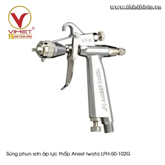 Súng phun sơn áp lực thấp cầm tay Anest Iwata LPH-50-102G