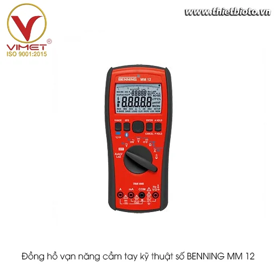 Đồng hồ vạn năng cầm tay kỹ thuật số BENNING MM 12