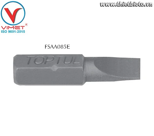 Mũi vít dẹt 1/4" Toptul FSAA085E