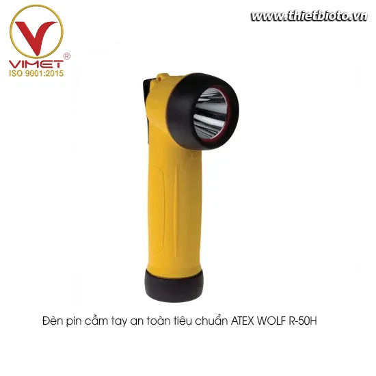 Đèn pin cầm tay an toàn tiêu chuẩn ATEX WOLF R-50H