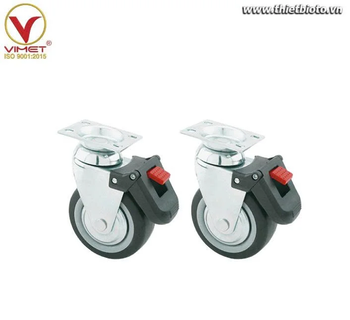 Bánh xe TPR 5"X2" (2 bánh xoay có khóa) TOPTUL TEAH050201