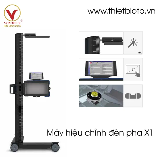 Thiết bị kiểm tra và hiệu chỉnh đèn pha