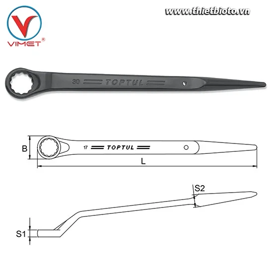 Cờ lê đuôi chuột 65mm