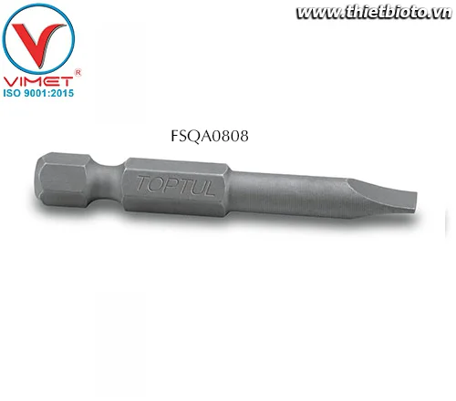 Đầu mũi vít dẹt 1/4" Toptul FSQA0808