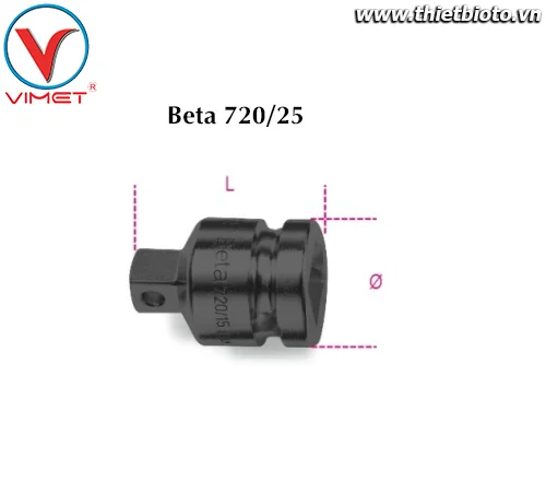 Đầu nối lắt léo 1/2" Beta 720 /25