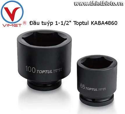 Đầu tuýp 1-1/2" Toptul KABA4860