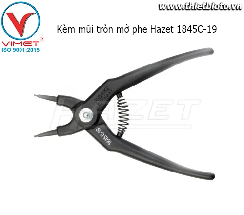 Kềm mũi tròn mở phe Hazet 1845C-19