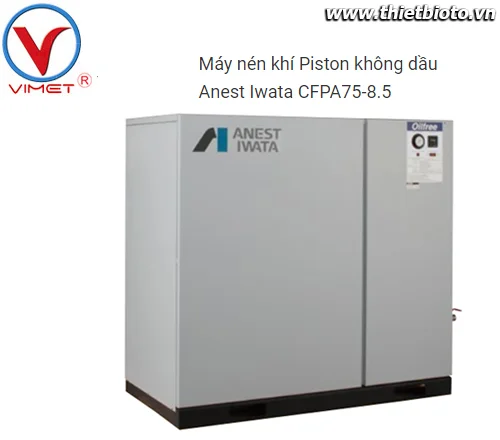 Máy nén khí Piston không dầu Anest Iwata CFPA75-8.5