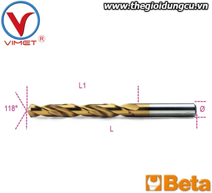 Mũi khoan Beta 414 1,00