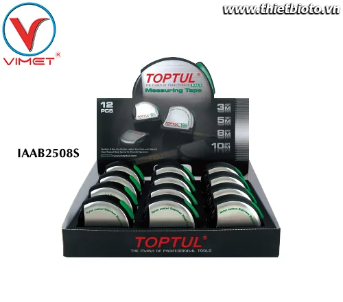 Bộ thước dây ( 12 cuộn) Toptul IAAB2508S