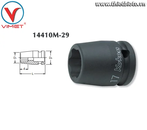 Đầu tuýp sao 29mm Koken 14410M-29